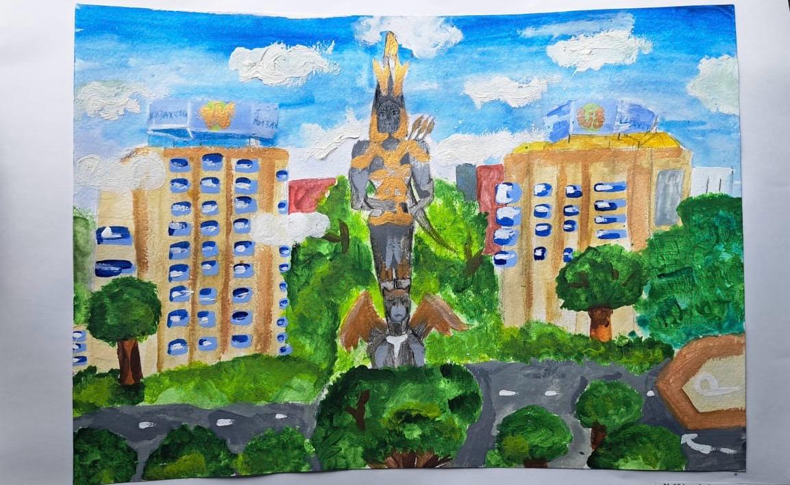 Алматы қаласы күніне орай ұйымдастырылған конкурстан қанжығалы болған білім алушымыз